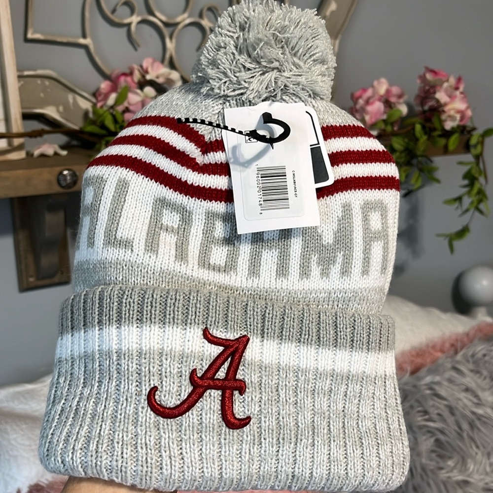 University of Alabama Beanie Winter Cap Acrylic Mens Womens New - Picture 5 of 13